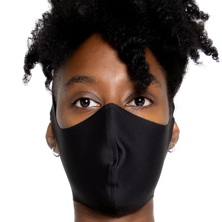 LOCO ONE REBOOT COLLECTION. MASKA BLCK. The Avant-garde LOCO ONE MASKA BLCK is made of stretchy thin Neoprene. Adjustable on the neck with Velcro for a better fit. You can wash it with soap and water in the comfort of your home every day to keep it nice and clean. The CDC recommends wearing face coverings in public places. The LOCO ONE MASKA BLCK is not a M3 or N-95 respirator mask. There is no filter but it's good enough to avoid touching your face and to prevent the spread of viruses.