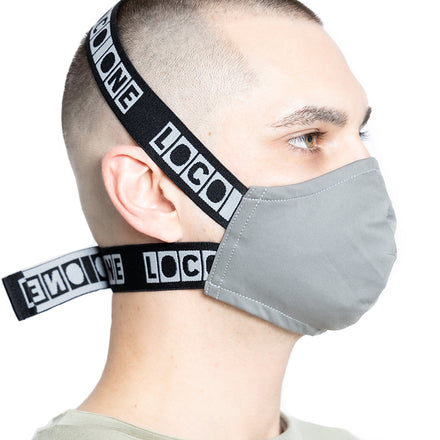 LOCO ONE REBOOT COLLECTION. MASKA CHANGE GREY. The Avant-garde LOCO ONE MASKA CHANGE in is made of two layers of stretchy, soft COTTON. Adjustable woven straps on the neck with a plastic buckle for a better fit. You can wash it with soap and water in the comfort of your home every day to keep it nice and clean. The CDC recommends wearing face coverings in public places.