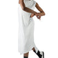 LOCO ONE ACHROMATIC COLLECTION.  DESIGN NUMERO 09.  Unisex long dress made with natural materials only. Main composition is BAMBOO with asymmetrical cuts, futuristic, minimalistic look, perfect finishes on both sleeves and neckline, raw hem. Loose fit.