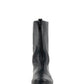 LOCO ONE REVOLUTION COLLECTION.  BOOTS NOIR.  Made with Genuine Cow Leather (Napa Plena Flor). The front of these boots are made with black leather and a black zipper. The back part of the boot has comfortable padding featuring a wrinkle texture of the leather. The lining of the boot is made with soft black leather. The soles are made of black rubber. 