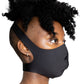 LOCO ONE REBOOT COLLECTION.  MASKA BLCK.  The Avant-garde LOCO ONE MASKA BLCK is made of stretchy thin Neoprene. Adjustable on the neck with Velcro for a better fit. You can wash it with soap and water in the comfort of your home every day to keep it nice and clean. The CDC recommends wearing face coverings in public places.  The LOCO ONE MASKA BLCK is not a M3 or N-95 respirator mask. There is no filter but it's good enough to avoid touching your face and to prevent the spread of viruses.