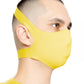 LOCO ONE REBOOT COLLECTION.  MASKA YELLOW.  The Avant-garde LOCO ONE MASKA YELLOW is made of stretchy thin Neoprene. Adjustable on the neck with Velcro for a better fit. You can wash it with soap and water in the comfort of your home every day to keep it nice and clean. The CDC recommends wearing face coverings in public places.