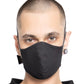 LOCO ONE REBOOT COLLECTION.  MASKA CHANGE BLCK.  The Avant-garde LOCO ONE MASKA CHANGE in blck is made of two layers of stretchy, soft COTTON. Adjustable woven straps on the neck with a plastic buckle for a better fit. You can wash it with soap and water in the comfort of your home every day to keep it nice and clean. The CDC recommends wearing face coverings in public places.