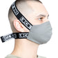 LOCO ONE REBOOT COLLECTION.  MASKA CHANGE GREY.  The Avant-garde LOCO ONE MASKA CHANGE in is made of two layers of stretchy, soft COTTON. Adjustable woven straps on the neck with a plastic buckle for a better fit. You can wash it with soap and water in the comfort of your home every day to keep it nice and clean. The CDC recommends wearing face coverings in public places.