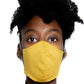 LOCO ONE REBOOT COLLECTION.  MASKA CHANGE YELLOW.  The Avant-garde LOCO ONE MASKA CHANGE in yellow is made of two layers of stretchy, soft COTTON. Adjustable woven straps on the neck with a plastic buckle for a better fit. You can wash it with soap and water in the comfort of your home every day to keep it nice and clean. The CDC recommends wearing face coverings in public places.